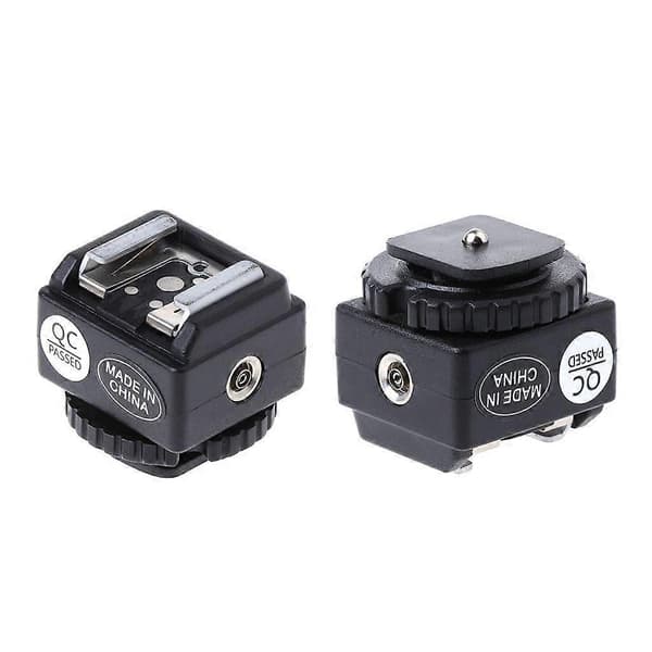 C-N2 Hot Shoe Converter Adapter PC Sync Port Kit til Nikon Flash til kamera