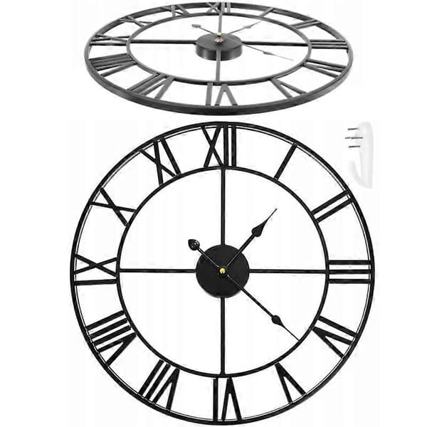 Väggklocka Asato Svart 47cm black