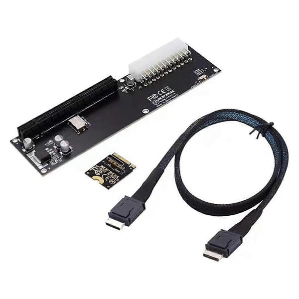 För Oculink SFF-8612 SFF-8611 Adapterkort PCI-E 16X 2230 M.2 M-Key Adapter för WIN Max2 Externt Grafikkort