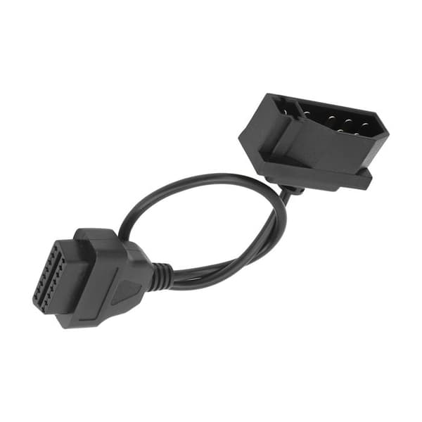 OBD1 7-ben til OBD2 OBDII 16-ben diagnostisk scanneradapterkabel 40cm/15.7in egnet til Ford