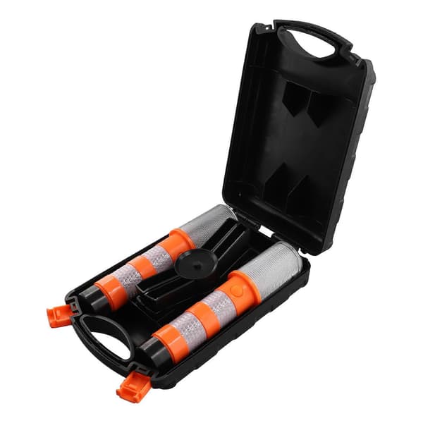 2 stk. LED Nødvej Flash Flare Vejside Beacon Sikkerheds Strobe Advarsel