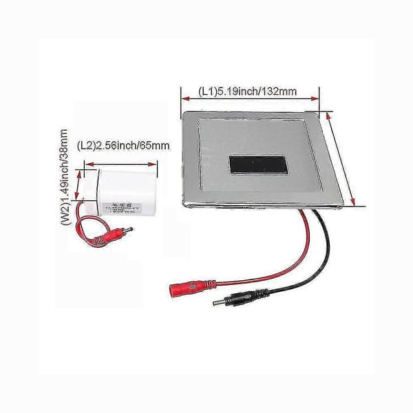 Dc 6v Indbygget Vægmonteret Sensor Urinal Automatisk Skylle Sensorpanel