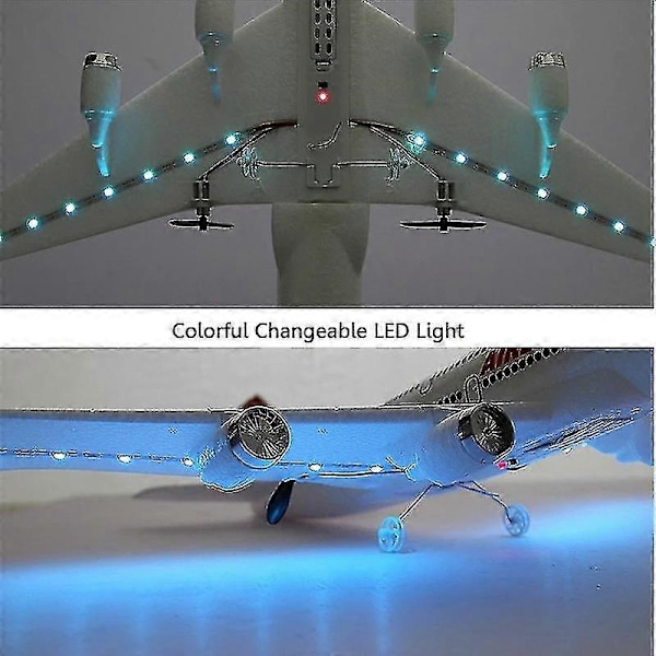 Airbus A380 Rc Flygplan Boeing 747 Rc Plan Fjärrkontroll Flygplan 2.4g Fast Vinge Plan Modell Rc Plan Leksaker För Barn Pojkar With 1 battery