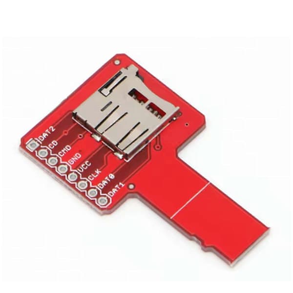Micro-SD Sniffer kompatibel med TF-kortadapterplate universell Red