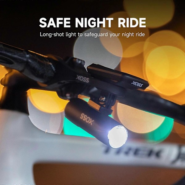 Sykkel Deler XOSS XL 400 XL 800 Lumen Sykkellys Frontlykt sorider USB Oppladbar Vei MTB Frontlampe Sykkellys Ultralett Lommelykt xOSS xL400