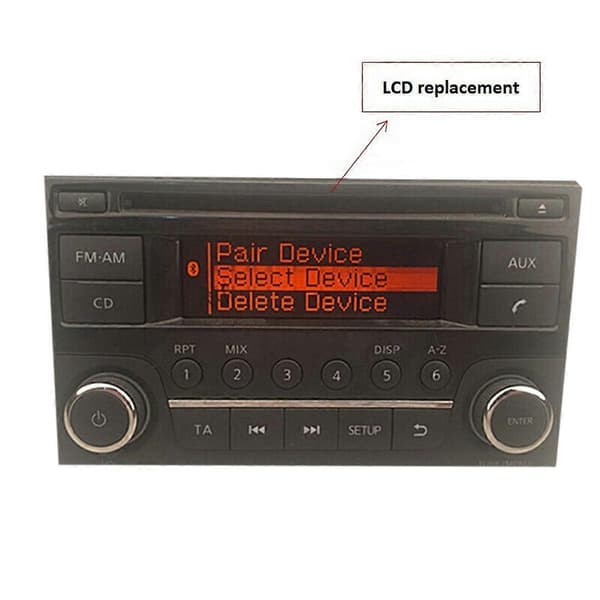 LCD-skjerm Navigasjon Berøringsskjerm for /Juke/Navara Blue