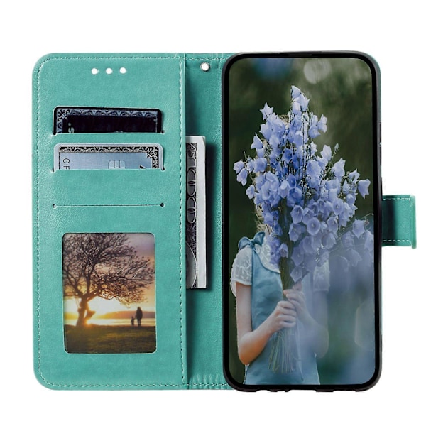 Yhteensopiva Xiaomi Redmi Note 14 4G (163,25x76,55x8,16mm) puhelinkotelon kanssa Multicolor Mint Green