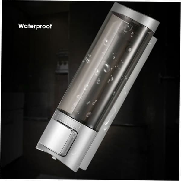 Väggmonterad tvåldispenser - ZOR® - 200 ml - Väggmonterad - Champagneguld, silver, vit - ABS - Dosering 0,9-1,0 ml