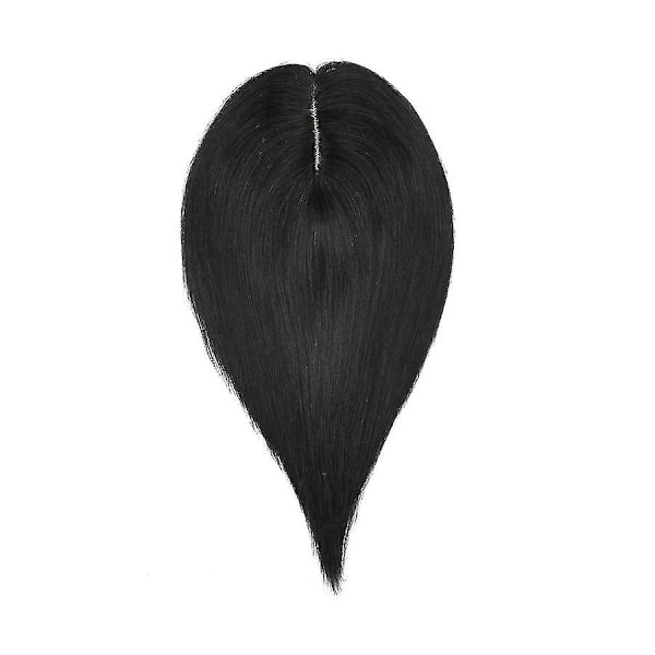 Hårtoppar i äkta hår, rakt hår, clip-in black 18inch