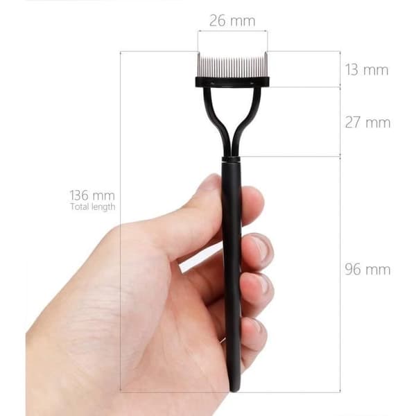 Øjenvippekam Makeup Vippebukker Mascara Applikator Øjenbrynsrensebørste
