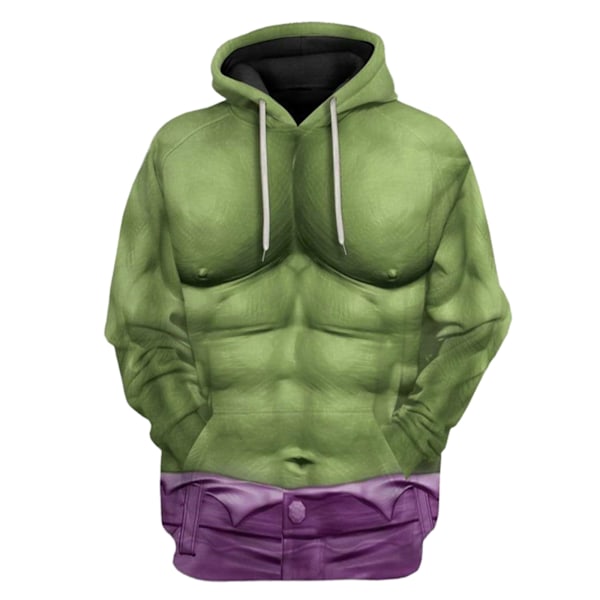 Hulk Cosplay Hettegenser Jul Voksen L M