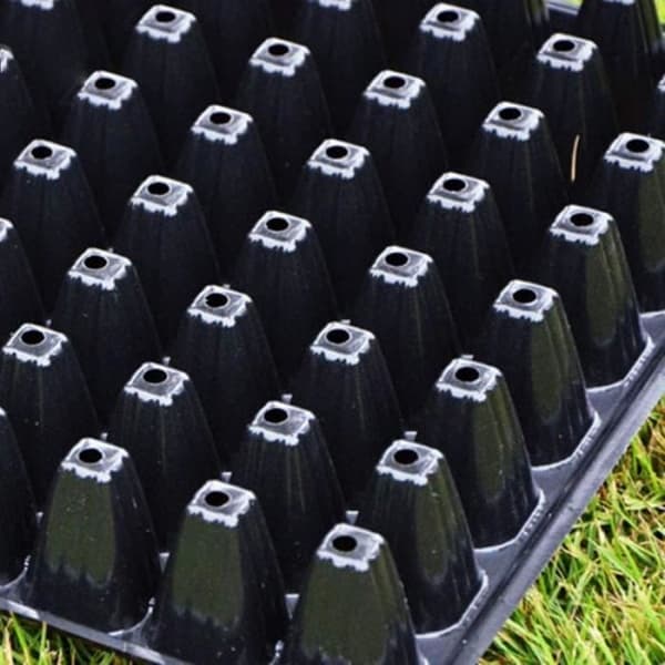 Fröbricka - HAOPYOU - 10-pack - 50 hål - Ø5.5×4 cm - Vikbar PP-plast