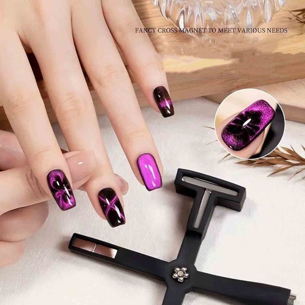 5 i 1 nagelmagneter för CatEye gellackverktyg Cateye magnetstav CatEye nail art Stickverktyg Nageldesignverktyg Nail art Gör-det-själv-hem