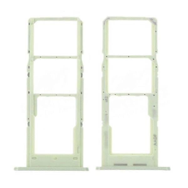 AS Til Samsung Galaxy A14 4G A145 OEM Dual SIM Kort Bakke Holder Reparationsdel - Multicolor Green