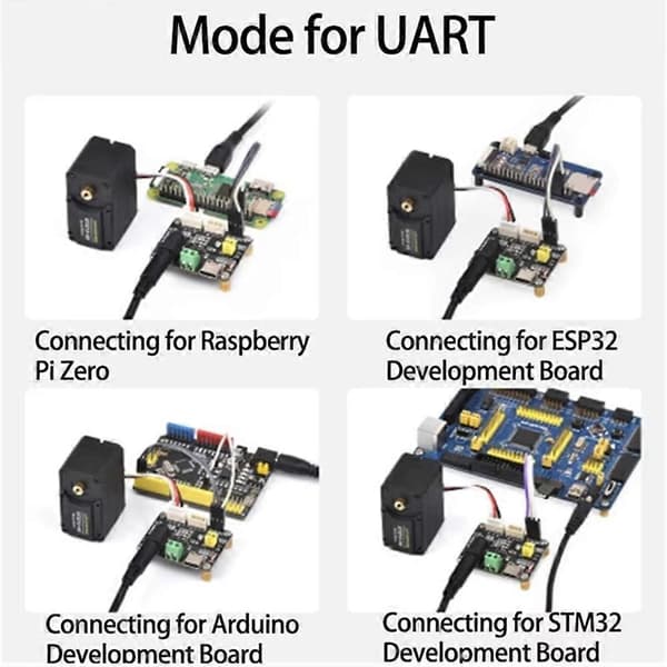 For seriell buss servo adapter integrerer strømforsyningskontrollkrets driverkort for UART ESP32/for