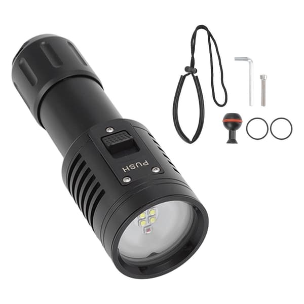 [KK] 【jia】Diving Flashlight 5000LM 6 Light Modes Portable Underwater KLB