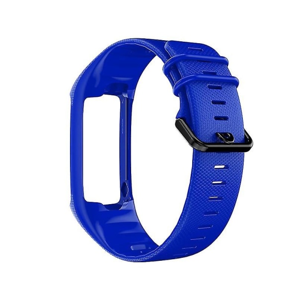 Byte av watch Mjuk silikon Smart Watch Armband för Polar A360 A370 Dark Blue