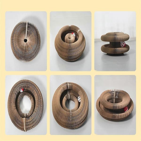 Katteklorestativ Sammenleggbart Katteklorebrett Med Klokke Magisk Orgel Katteklorebrett Boopz Ball For Katter 1 stk