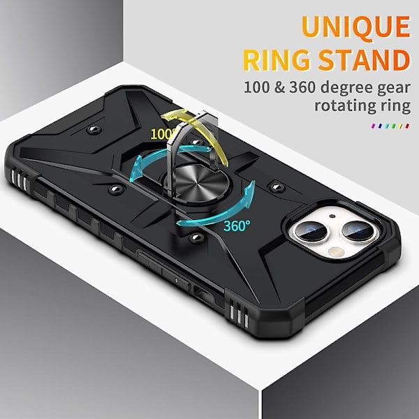 [KK] Ringhållare Mobilskal för iPhone 15 Plus