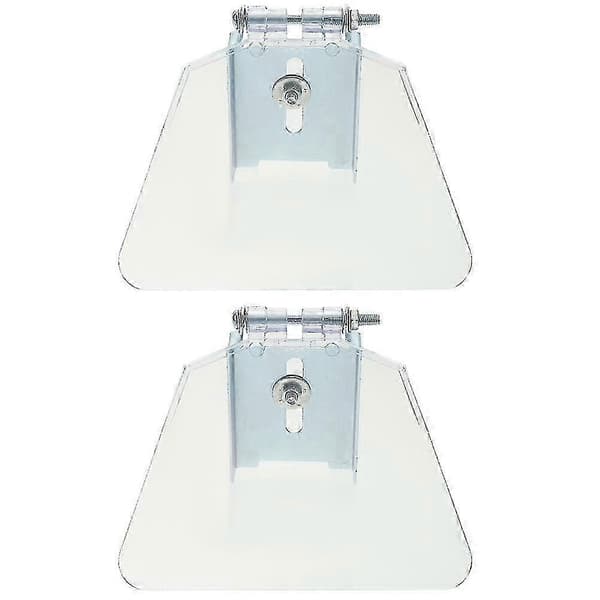 [KK] 2 Pcs Bench Grinder Guard Replacement Bench Grinder Eye Shield Grinder Accessories Screws Included