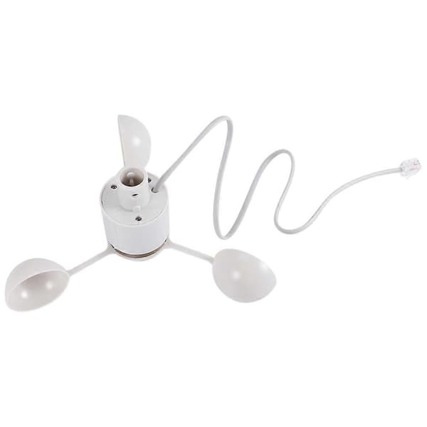 5X WH-SP-WS01 Anemometer Vindhastighedsmåleinstrument Vindhastighedssensor Meteorologisk Instrument til Misol White