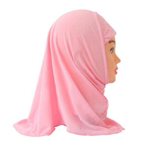 Muslim Hijab Islamic Scarf Shawls for Kids PINK