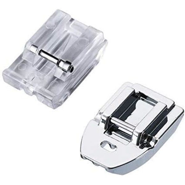 Set of 2 invisible zipper presser feet for Brother, Singer, Juki,