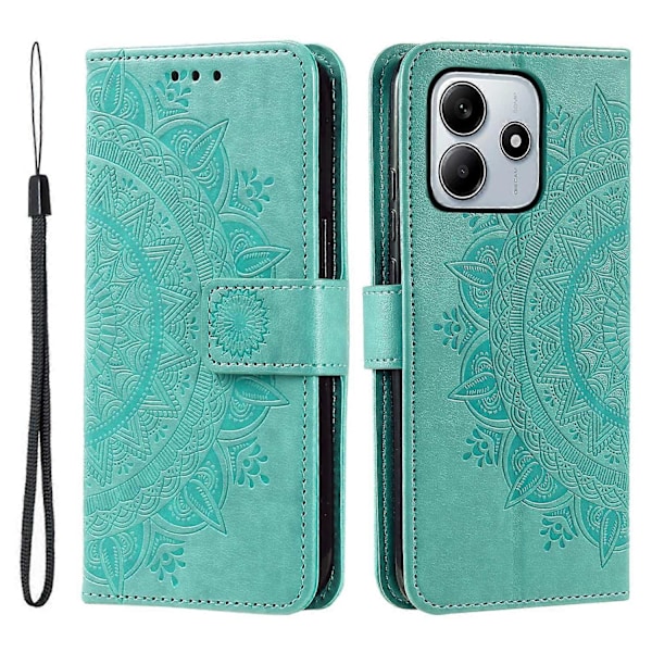 For Xiaomi Redmi Note 14 4G (163.25x76.55x8.16mm) Telefondeksel Multicolor Mint Green