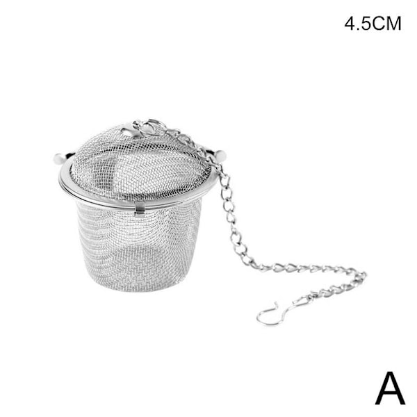 5 storlekar rostfritt stål tesil infuser soppa varm gryta filt silverA 4.5cm