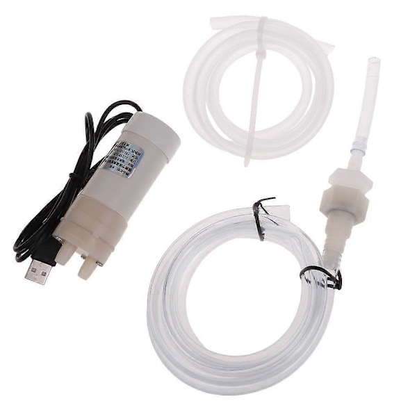 5V USB Mini Vannkjølingspumpe 4L/min Selvsugende Pumpe for Akvarium 3 m