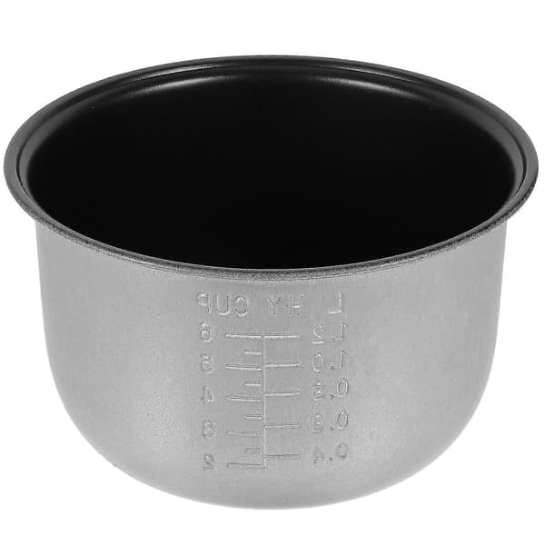 Ersättningsinnergryta för riskokare, universell passform non-stick kokfoder Silver 18.50X18.50X10.80CM