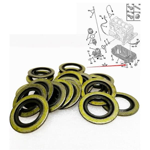 20 STK motoroljepluggpakning 016393/016454 for ,,,,,,Opel,,Mini