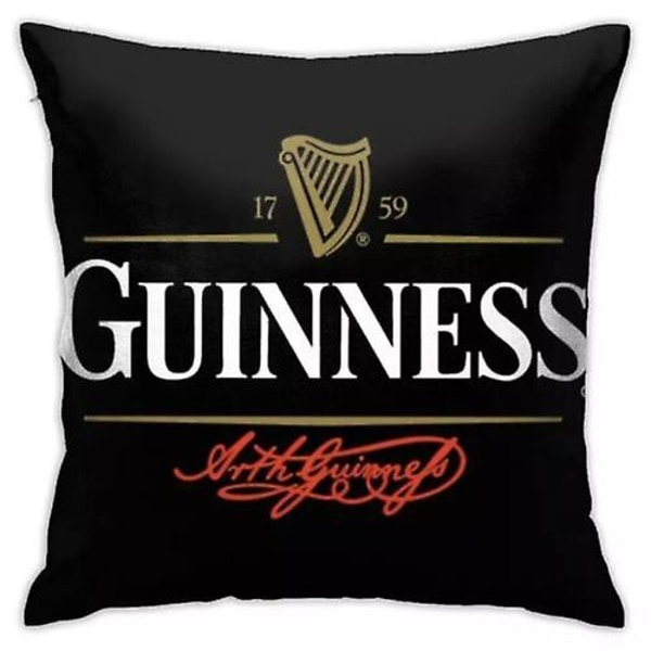 Guinness Kuddfodral Cover 45 X 45 Case Nytt Heminredning Bar Drink