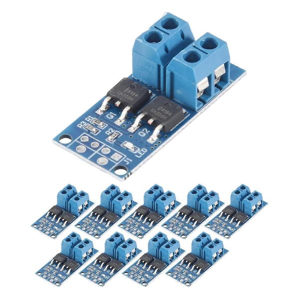 10 STK DC 5V-36V 15A (Max 30A) MOSFET MOS FET Trigger Switch Driver Modul 0-20KHz PWM Regulator Contr blue