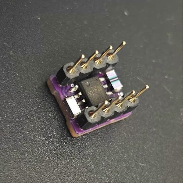 OPA2604 Klassisk Dubbel Operationsförstärkare Optimerad Uppgraderad Version 1ST Purple