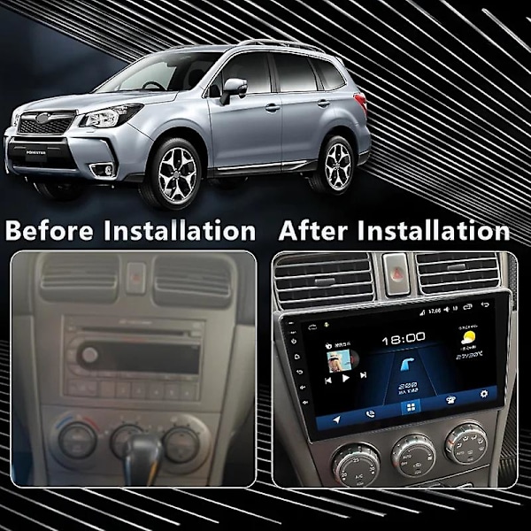 För Subaru Forester SG 2002-2008 Bilradio Multimedia Videospelare Navigation GPS Android 2 din dvd Wifi 4Core 2+32 with carplay