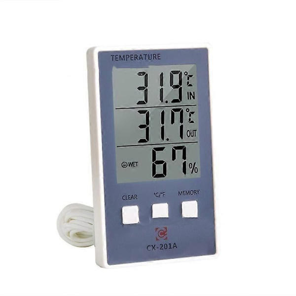 Utomhus Hygrometer Digital Väderstation Elektronisk Sensor Babyrumstemperatur