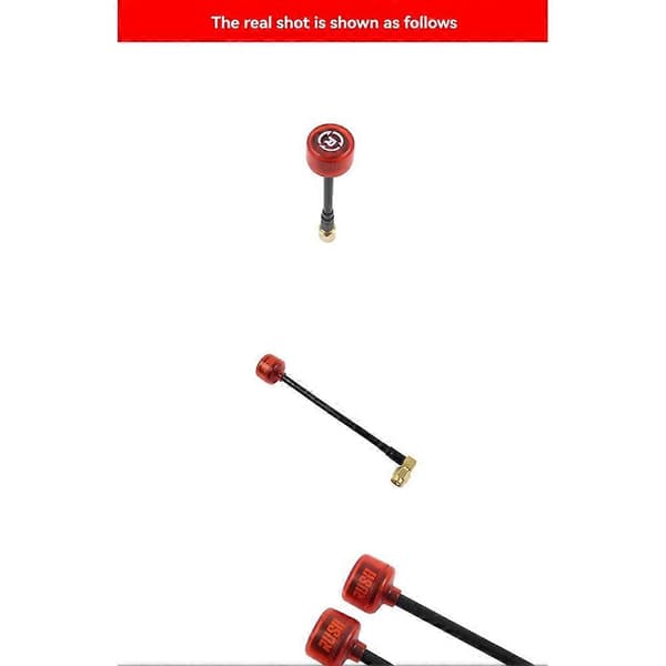 2 STK FPV 5.8G Antenne RHCP Antenne VTX VRX Antenne Langdistance Antenne Stikadapter til RC FPV