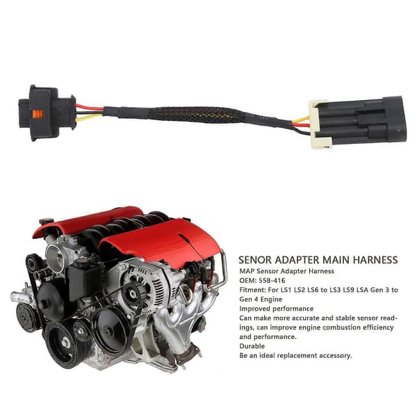[KK] MAP-sensoradapterkabel 558-416 adapterledningsnet kompatibelt med LS1 LS2 LS6 til LS3 LS9 LSA-motor