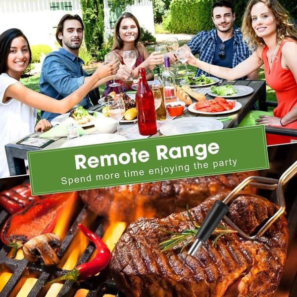 [KK] Trådløst grilltermometer stegetermometer - Perfekt
