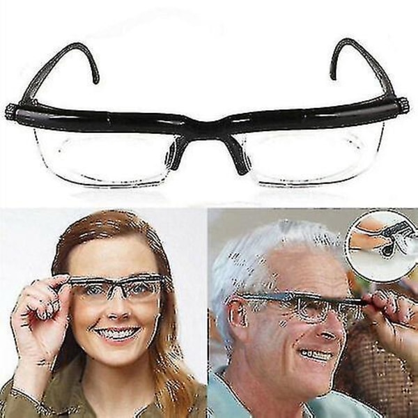 Justerbara glasögon Dial Vision Variabelt fokus Glasögon Avståndsavläsning Qx1