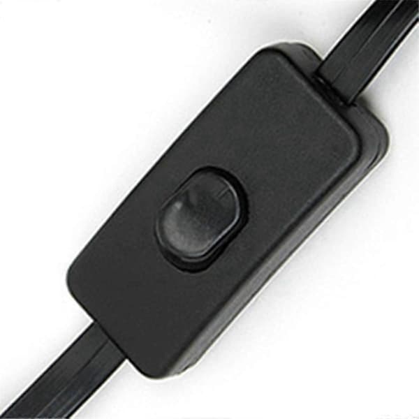 [KK]OBD2 Male to Female Right Angle Diagnostic Extension Cable 60CM with Switch OBD Switch Cable Diagnostic Tool-Yvan