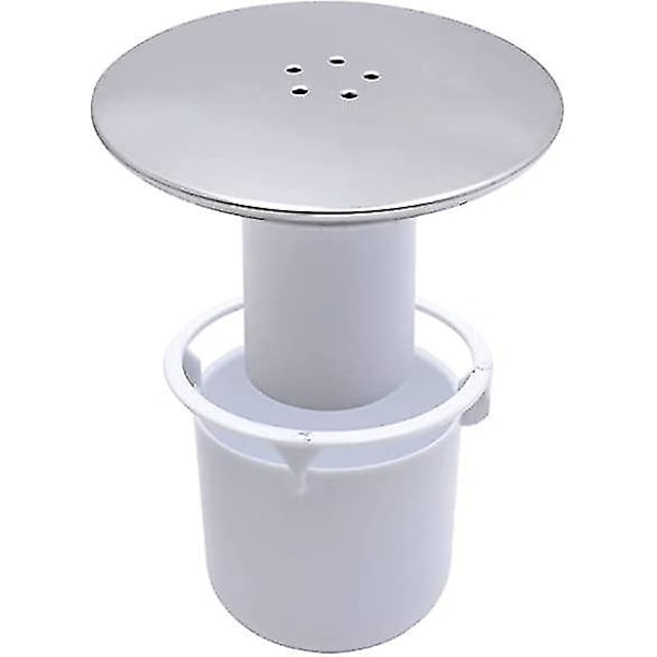 Shower Trap Cover, Shower Plug Hole Cover 90mm/115mm Plug Drain Replacement Hole Chrome Plated Fini