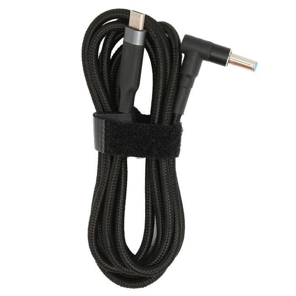 USB-C han til DC 4.5x3.0mm han opladerkabel til bærbar computer strømkabel til HP bærbar computer