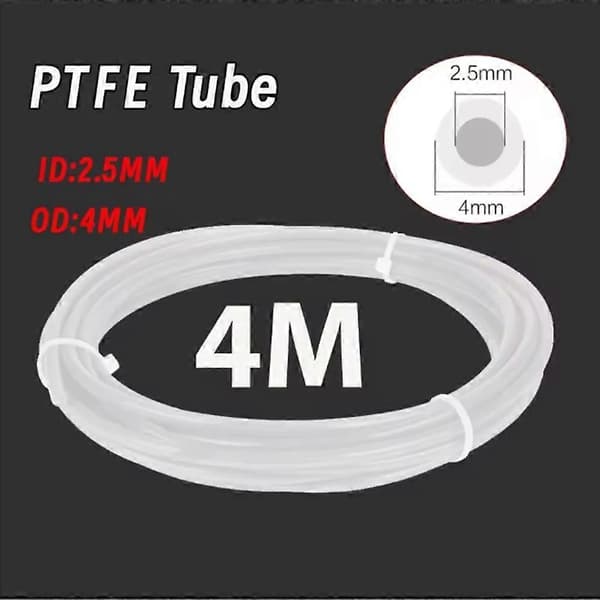 PTFE Adapter Materialrør til 3D-printerdel til X1/P1 X1C P1S P1P White