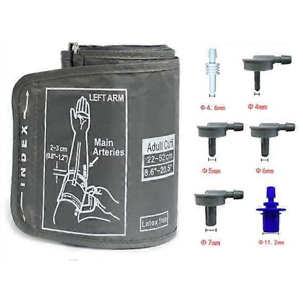 2025 Extra Stort Manschett Kompatibel med Omron 9u201d-21u201d Tum (22-53CM) XL