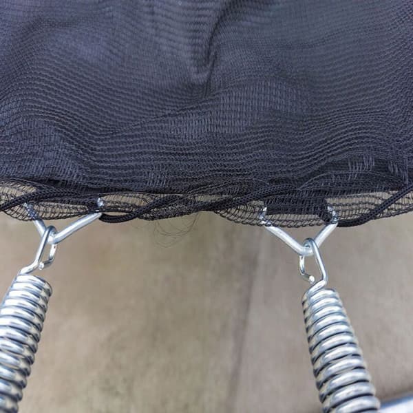 366 cm Trampolinnet, Beskyttelsesnet til 6-Stangs Trampoliner, UV-resistent