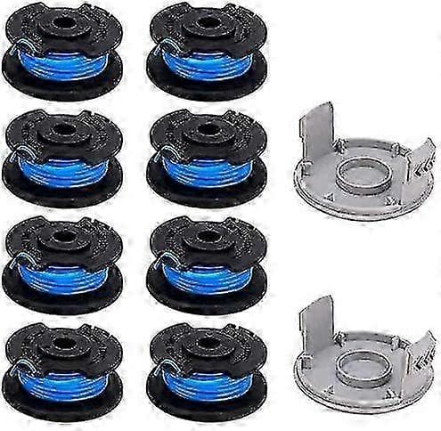 10 pakker erstatningslinjespole til Ryobi 18V 24V 40V, passer til AC14RL3A model blue As shown