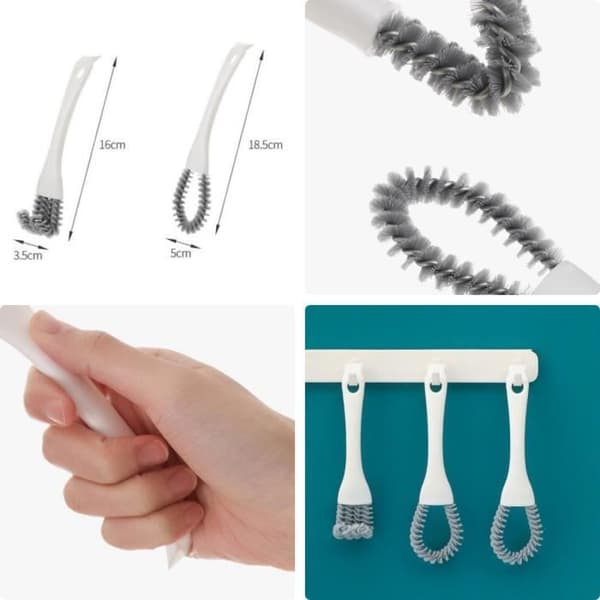 Grillborste - Ej specificerad - 16x3.5cm - PP-plast - Ergonomisk - Effektiv rengöring