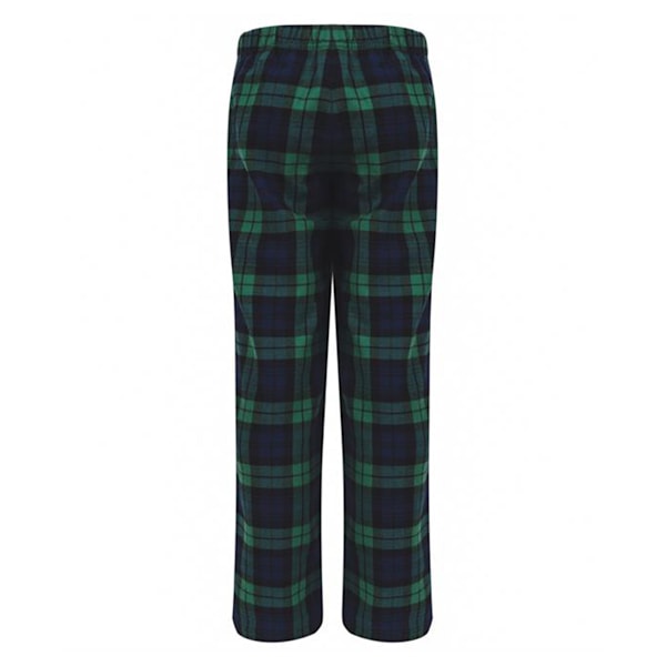 SF Minni Børne/Børnetartan Loungebukser 9-10 År Blå/Grøn Blå/Grøn Tjek Navy/Green Check 9-10 Years